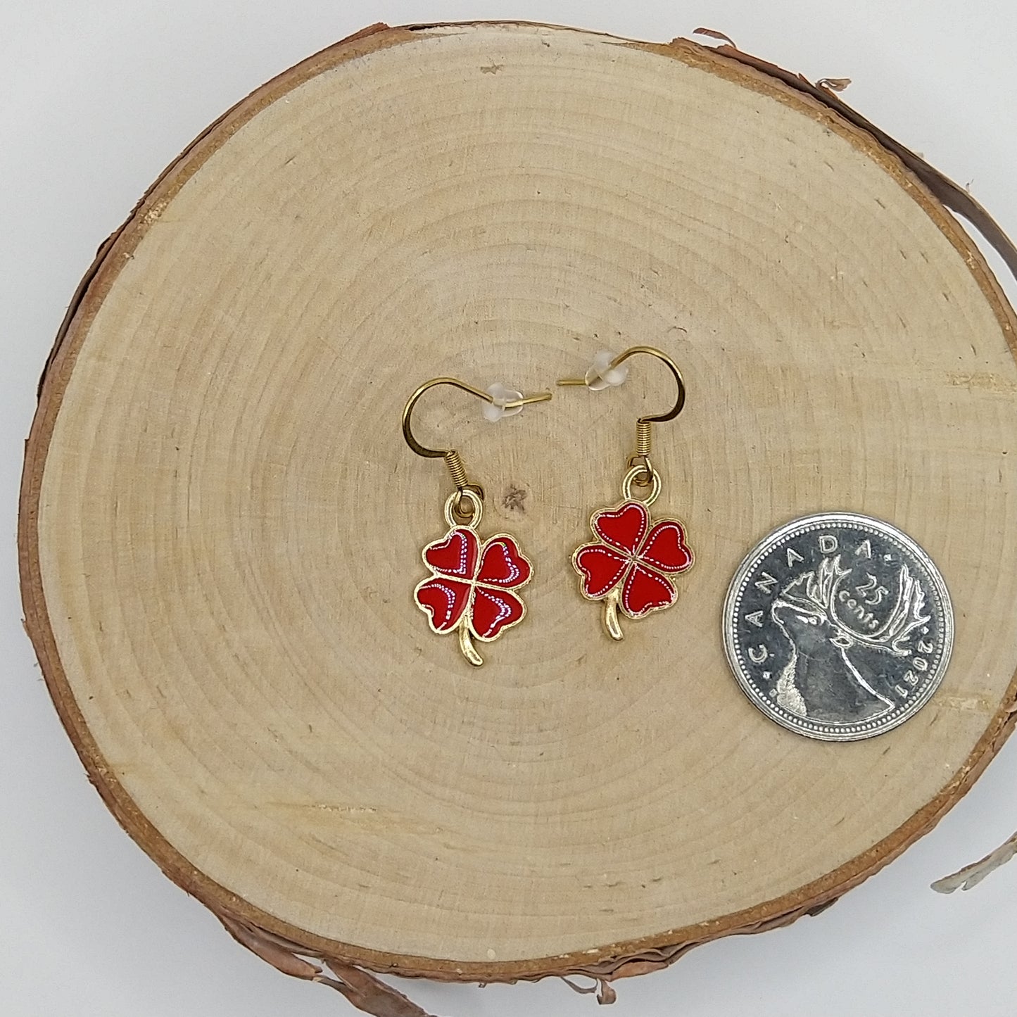 Earrings - Four Leaves Clover