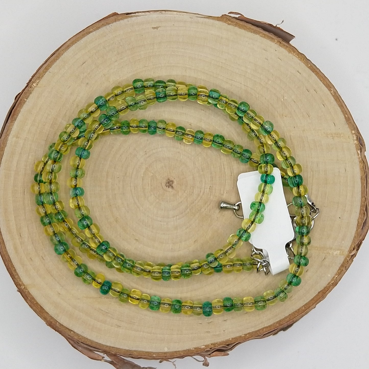 String Bead Necklace - Happy Sailing