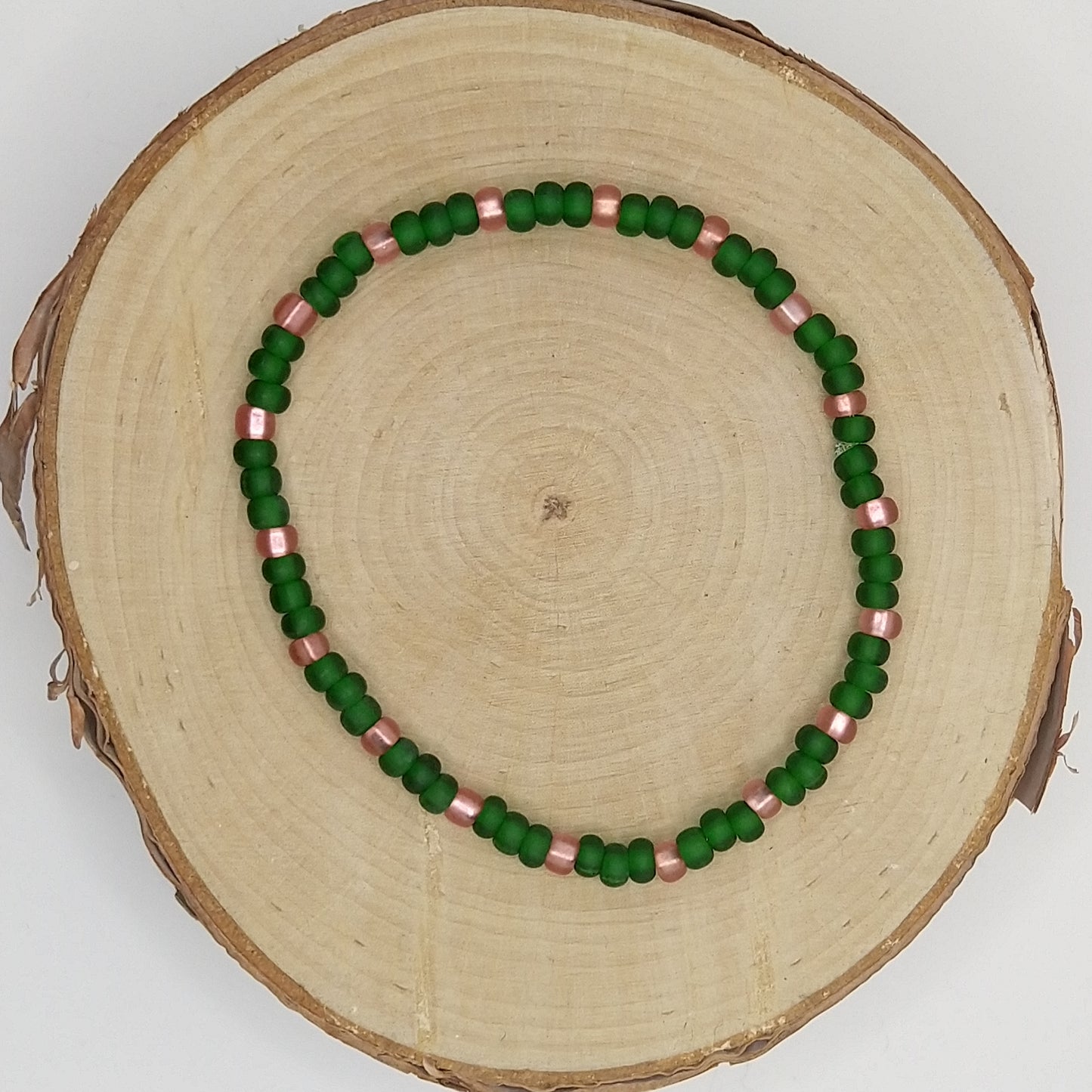 String Bead Bracelet - Forest Flower