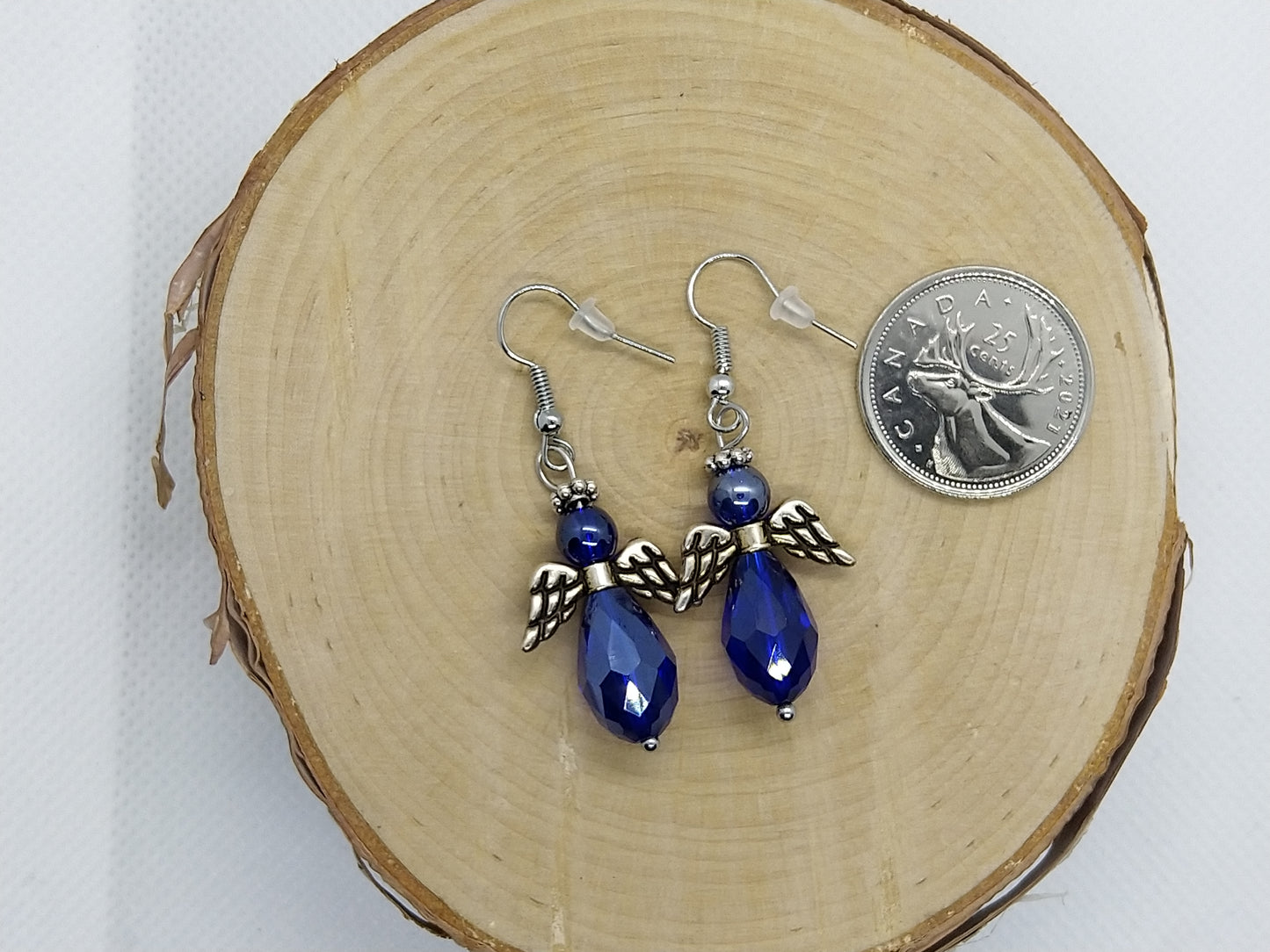 Earrings - Colorful Angels in silver