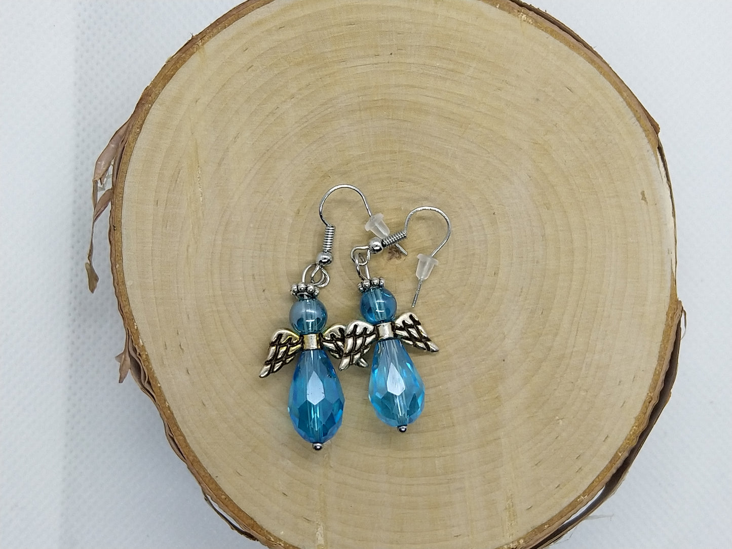 Earrings - Colorful Angels in silver