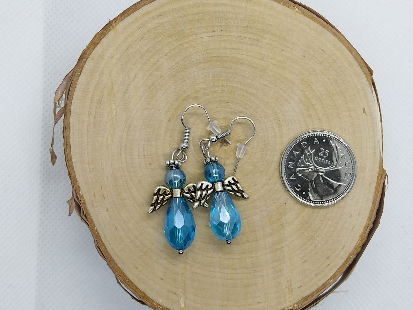 Earrings - Colorful Angels in silver