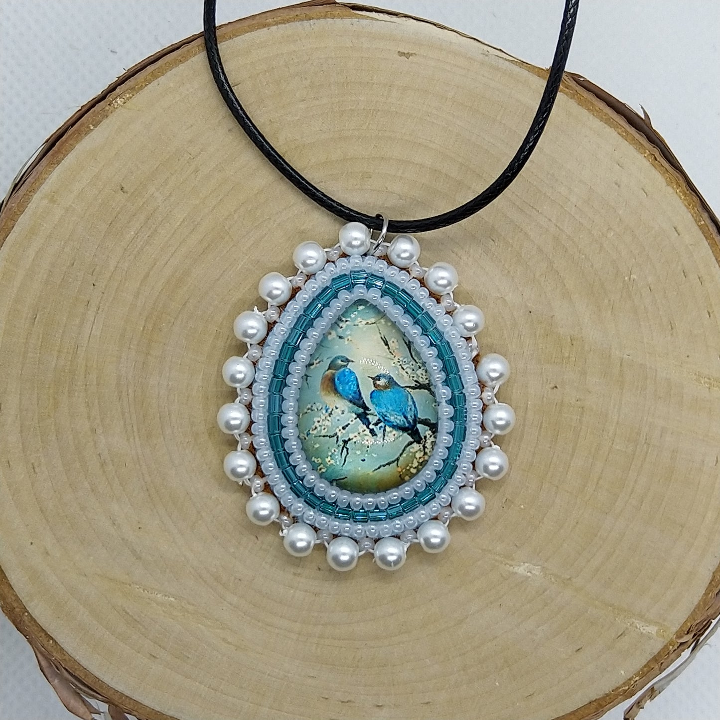 Necklace - Eastern Bluebird