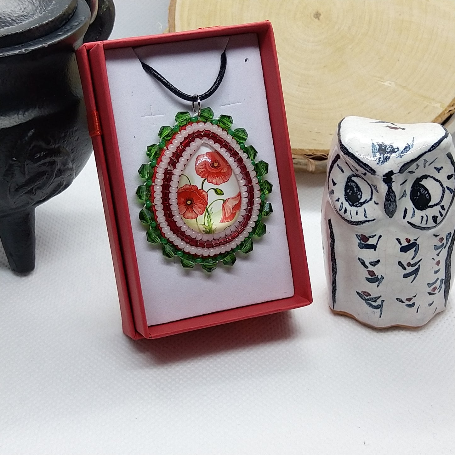 Necklace - Poppies