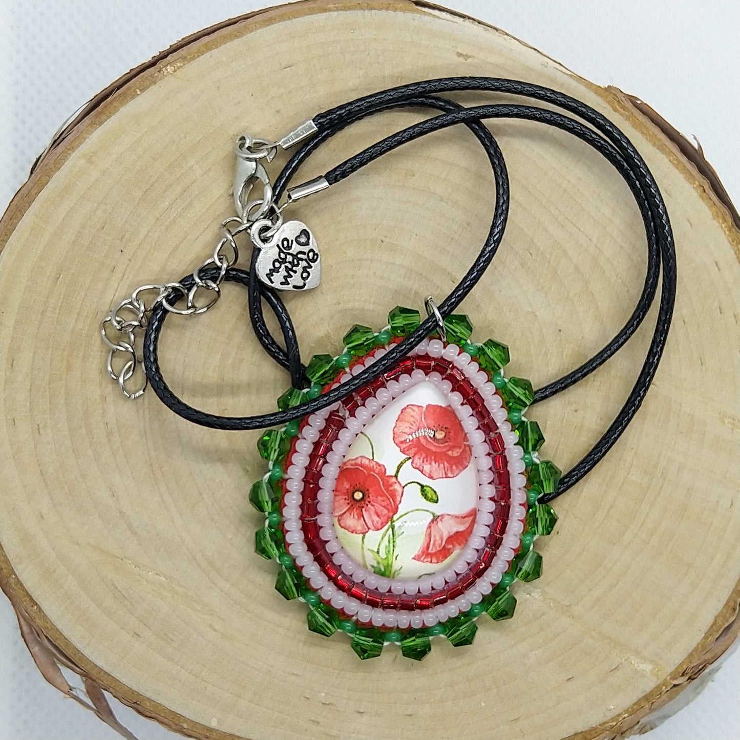 Necklace - Poppies