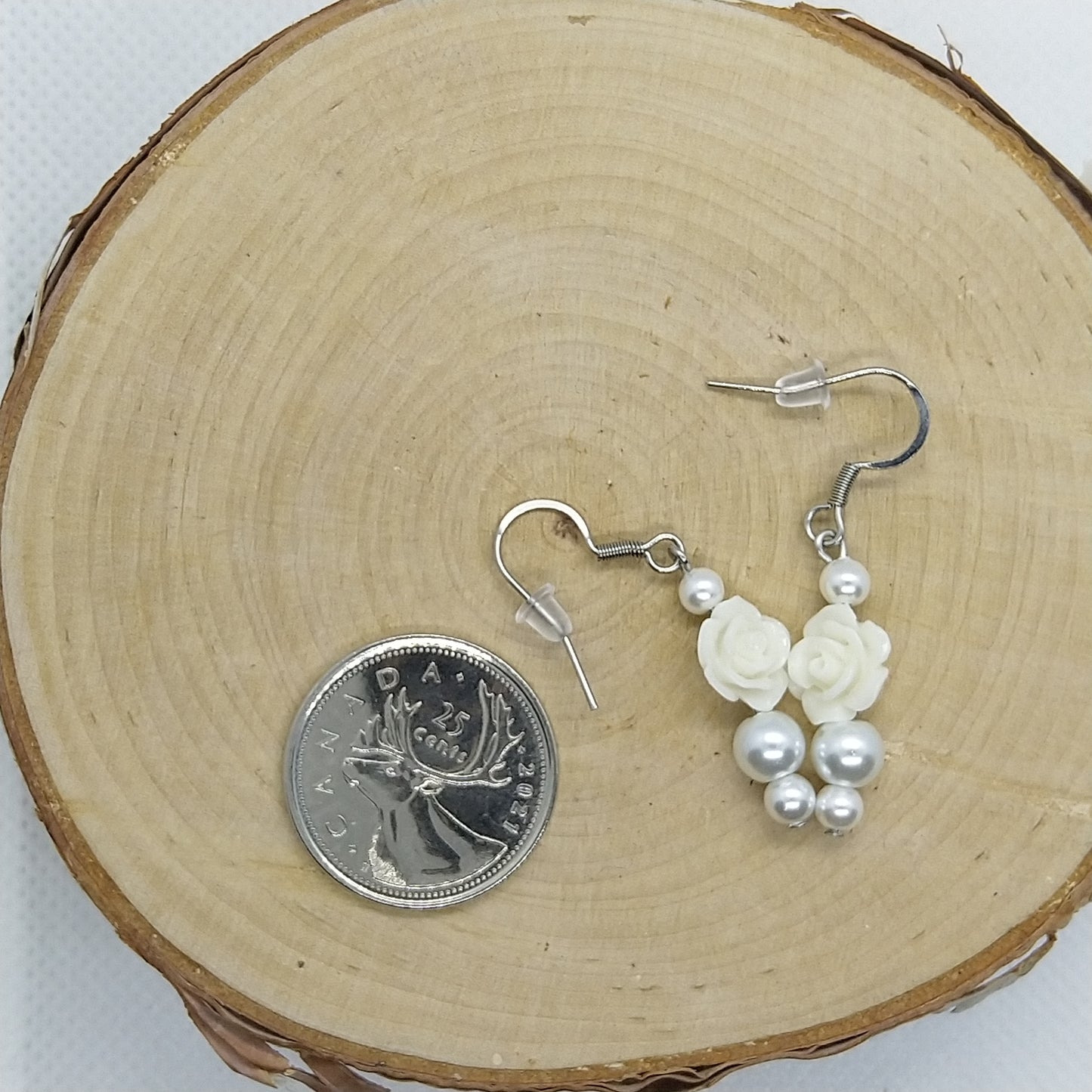 Earrings - Roses