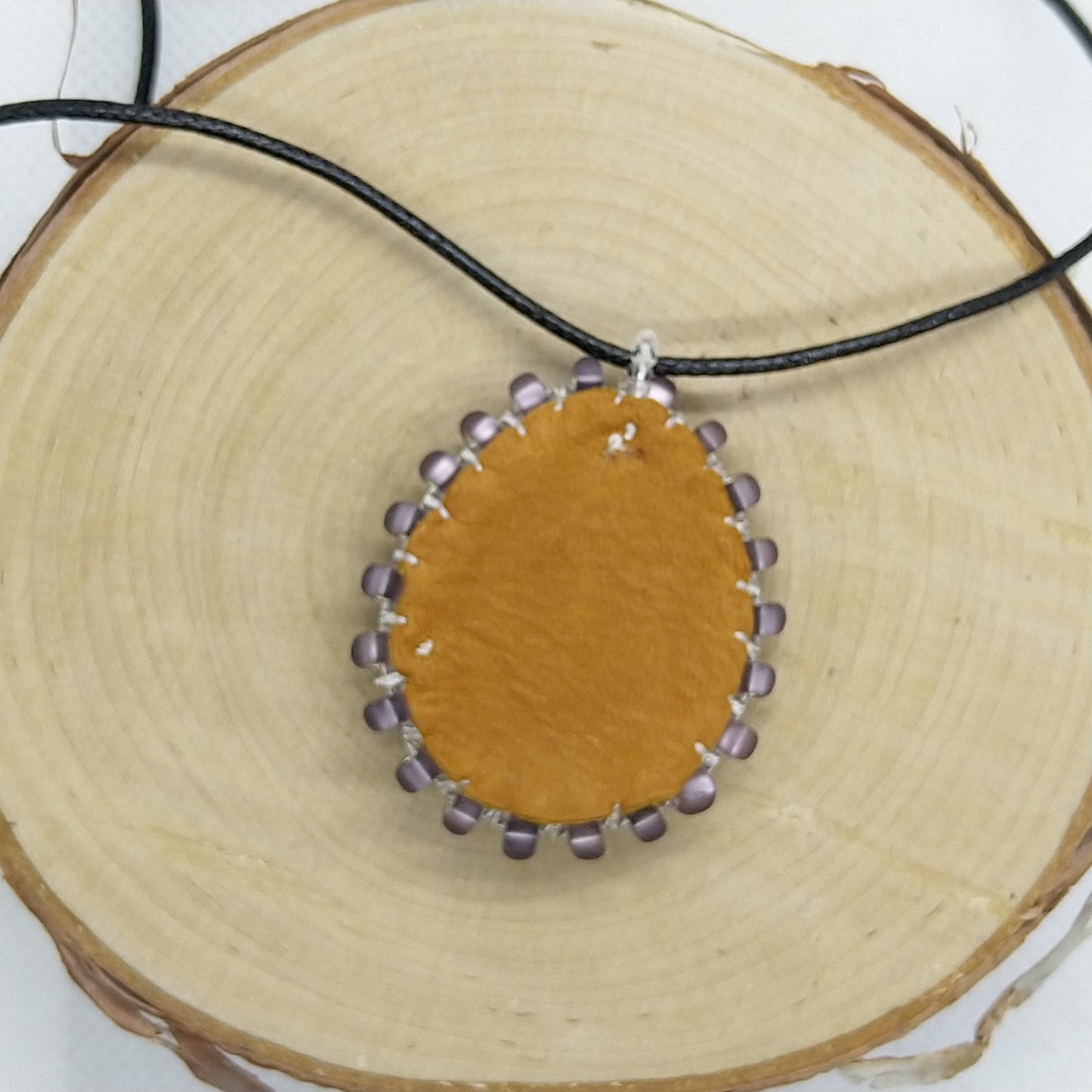 Necklace - Purple Snowflake