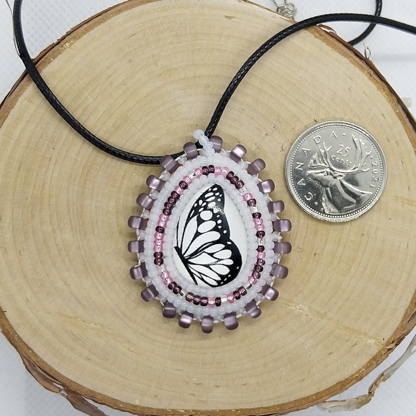 Necklace - Purple Butterfly