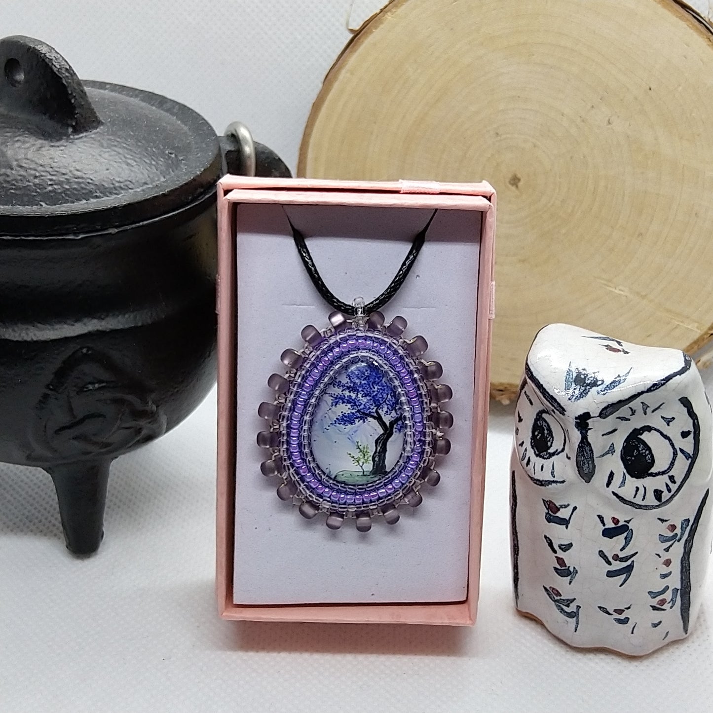 Necklace - Lavender Tree