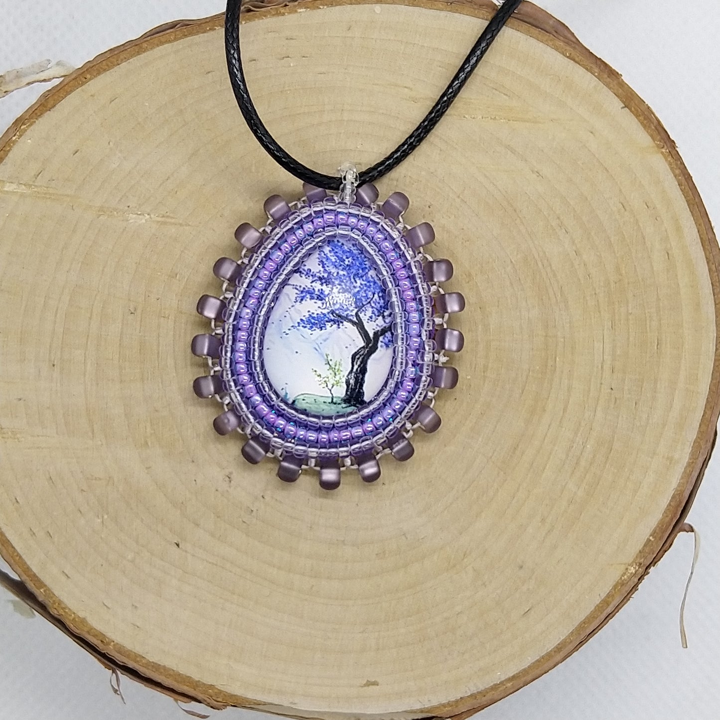 Necklace - Lavender Tree