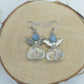 Earrings - Angels with semi-precious stones