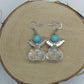 Earrings - Angels with semi-precious stones