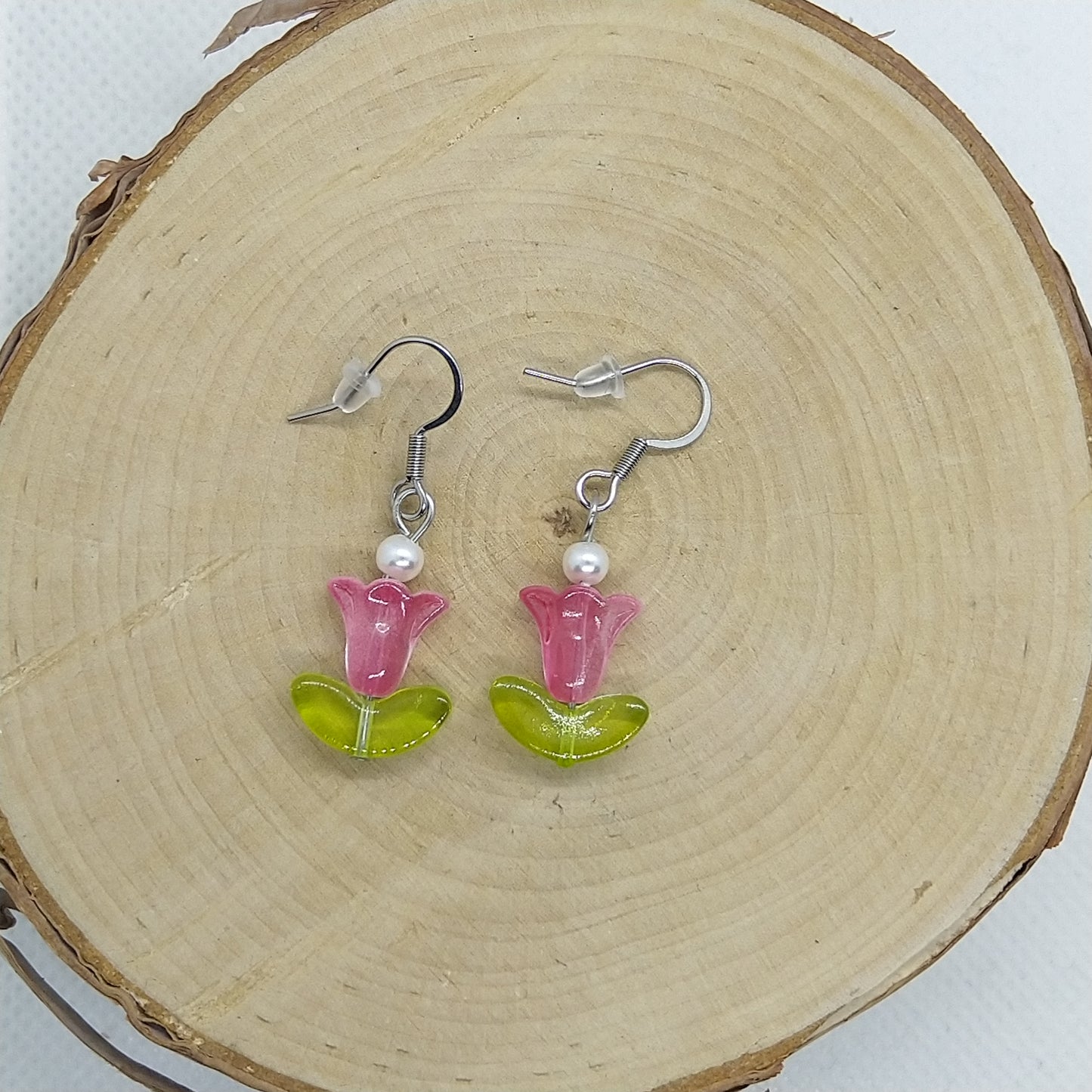 Earrings - Tulips