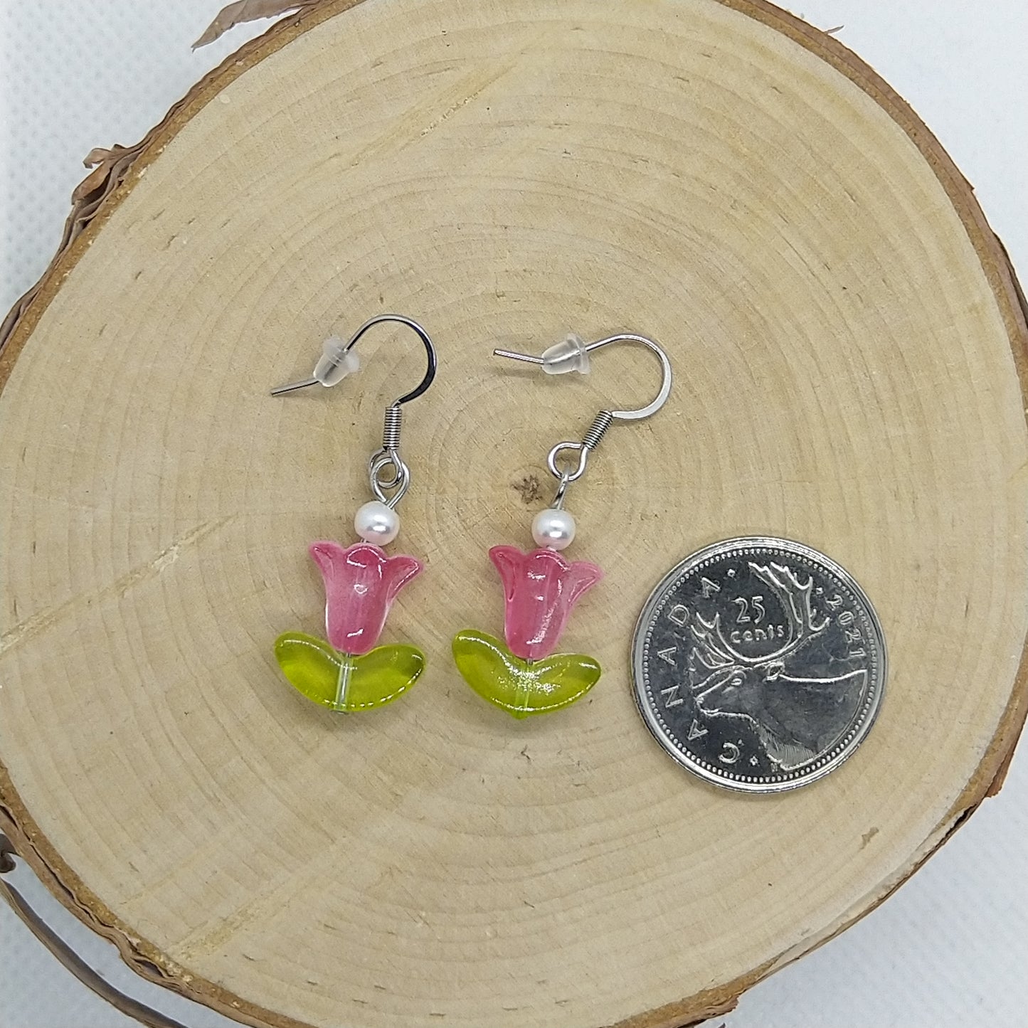 Earrings - Tulips