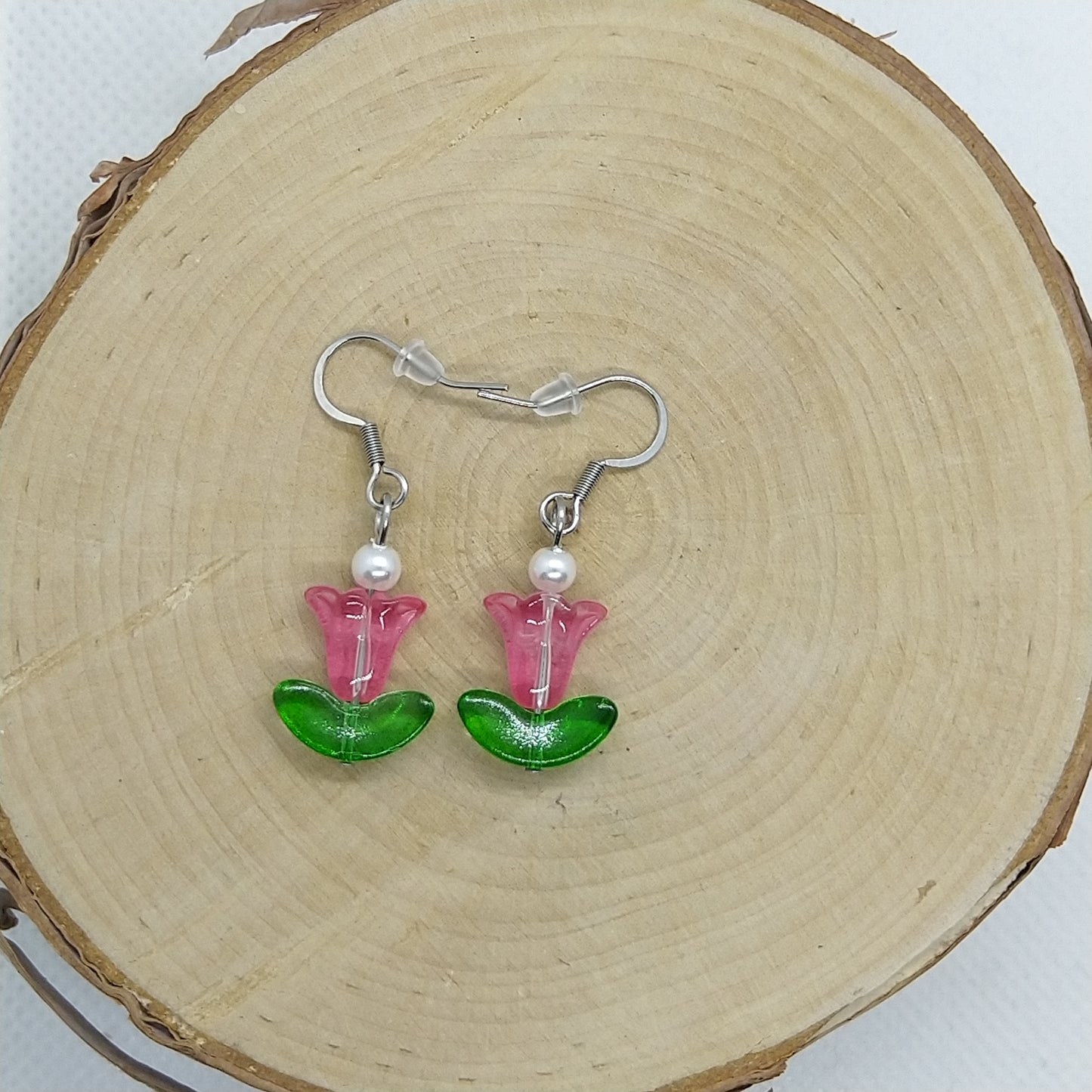 Earrings - Tulips