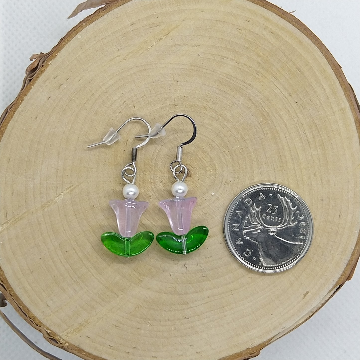 Earrings - Tulips