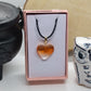 Necklace - Colorful Glass Hearts