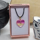 Necklace - Colorful Glass Hearts