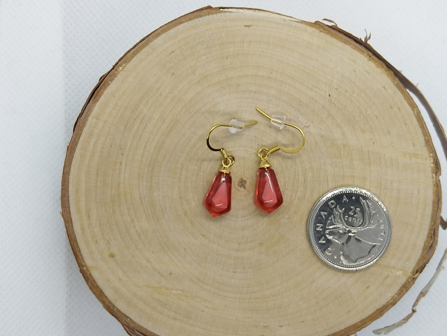 Earrings - Pomegranate Seeds