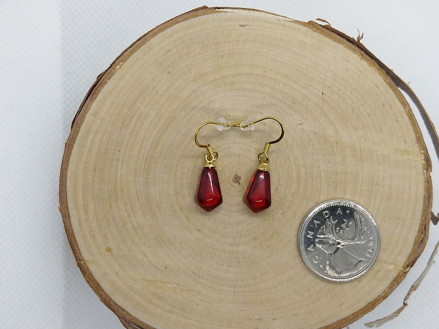 Earrings - Pomegranate Seeds