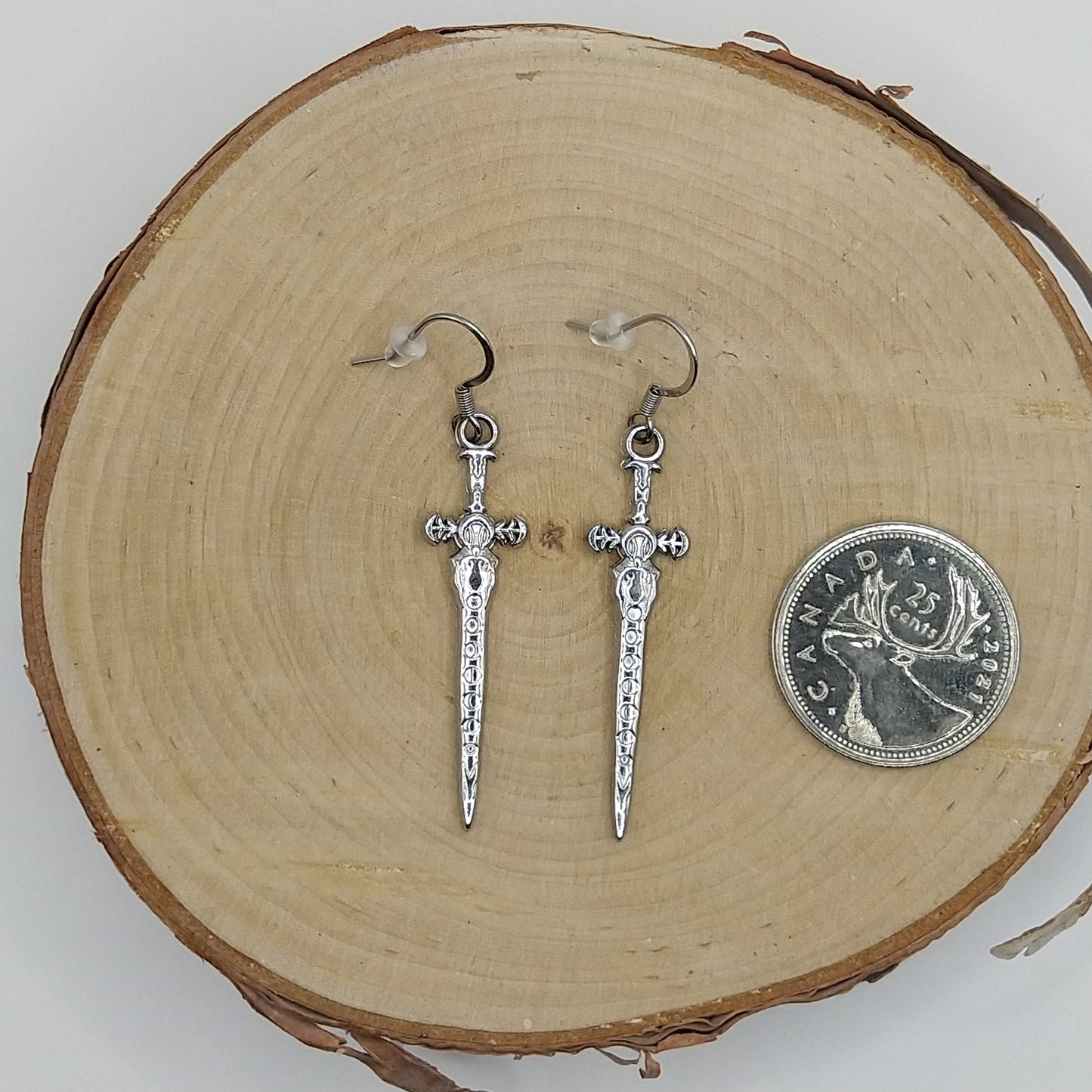 Earrings - Swords