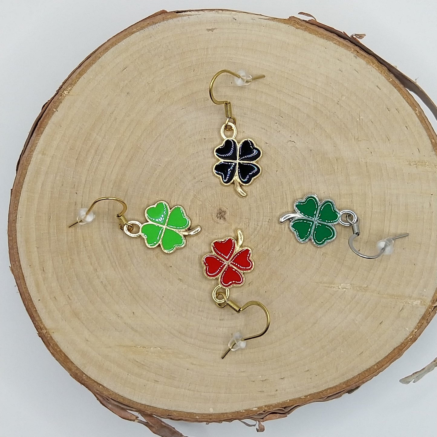 Earrings - Four Leaves Clover