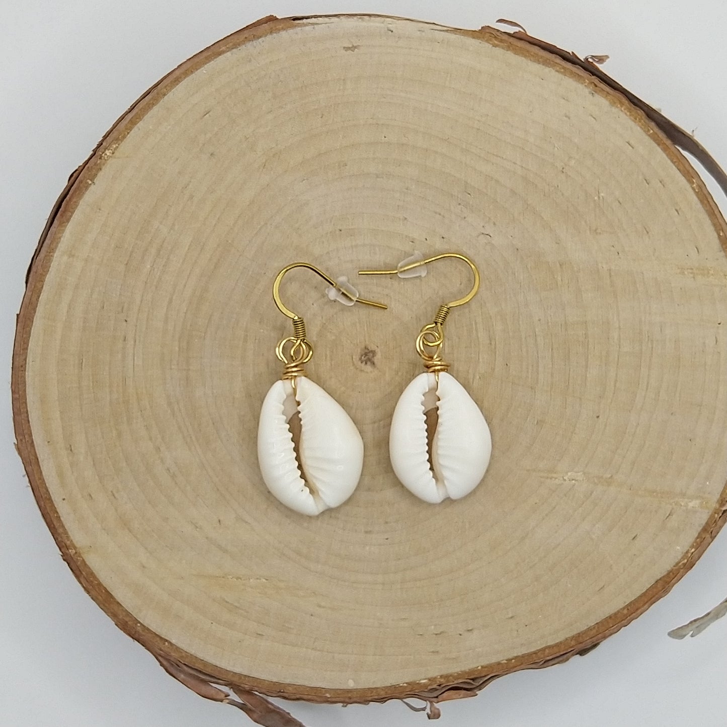 Earrings - Gold Plated Shells