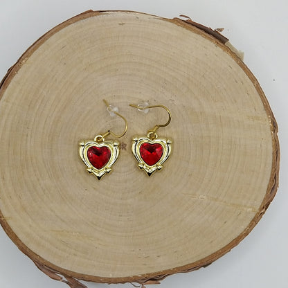 Earrings - Metal Heart Collection