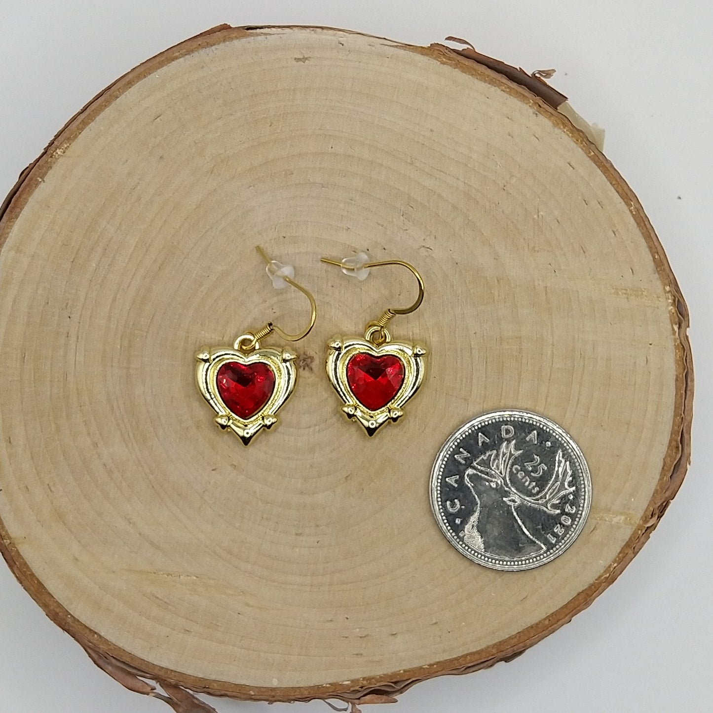 Earrings - Metal Heart Collection