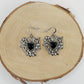 Earrings - Spiderweb with Crystals