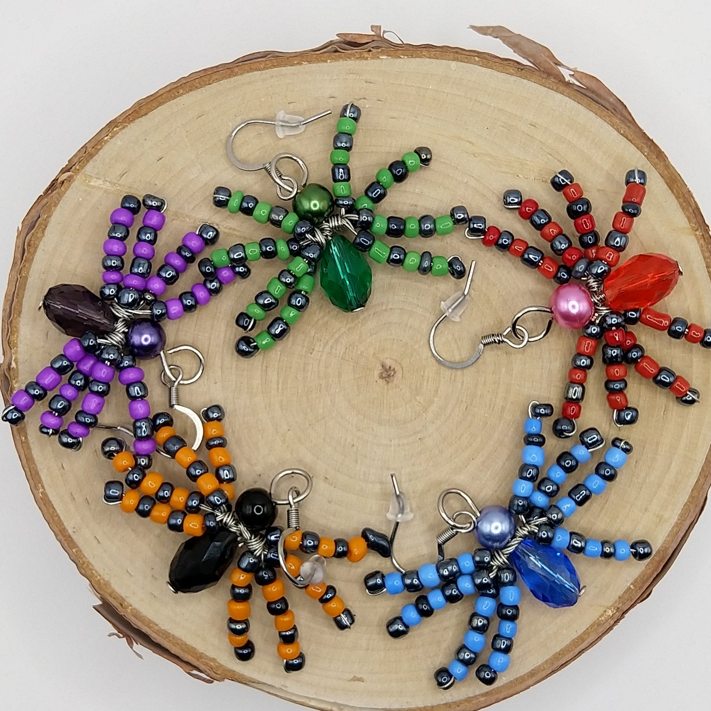 Earrings - Beads Spider Collection