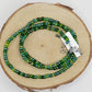 String Bead Necklace - Herb Garden