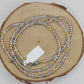 String Bead Necklace - Pastel Mix Silver Lined