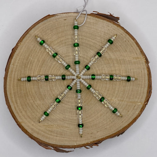 Ornament Star - Winter Forest (Dark Green)