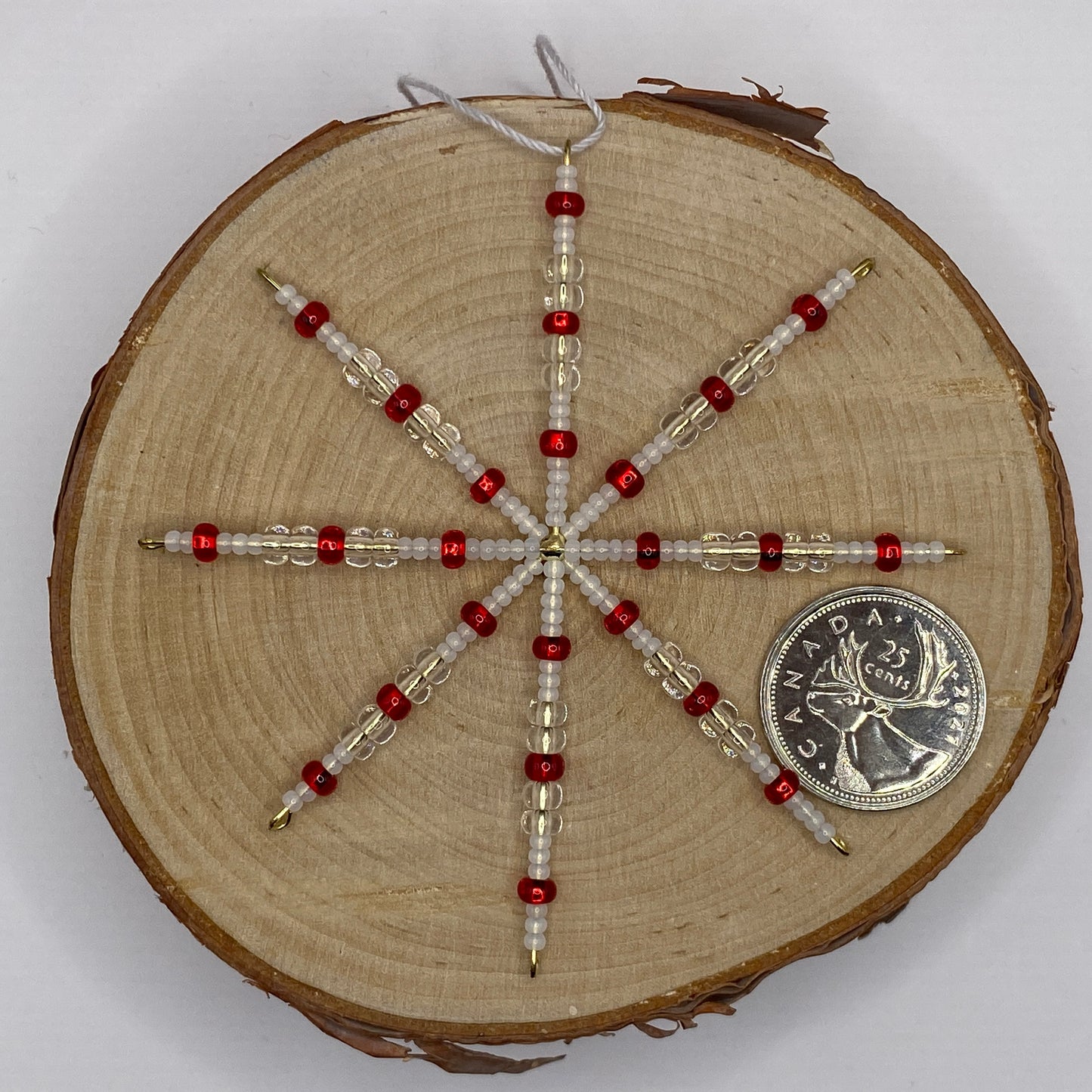Ornament Star - Christmas Joy (Red)