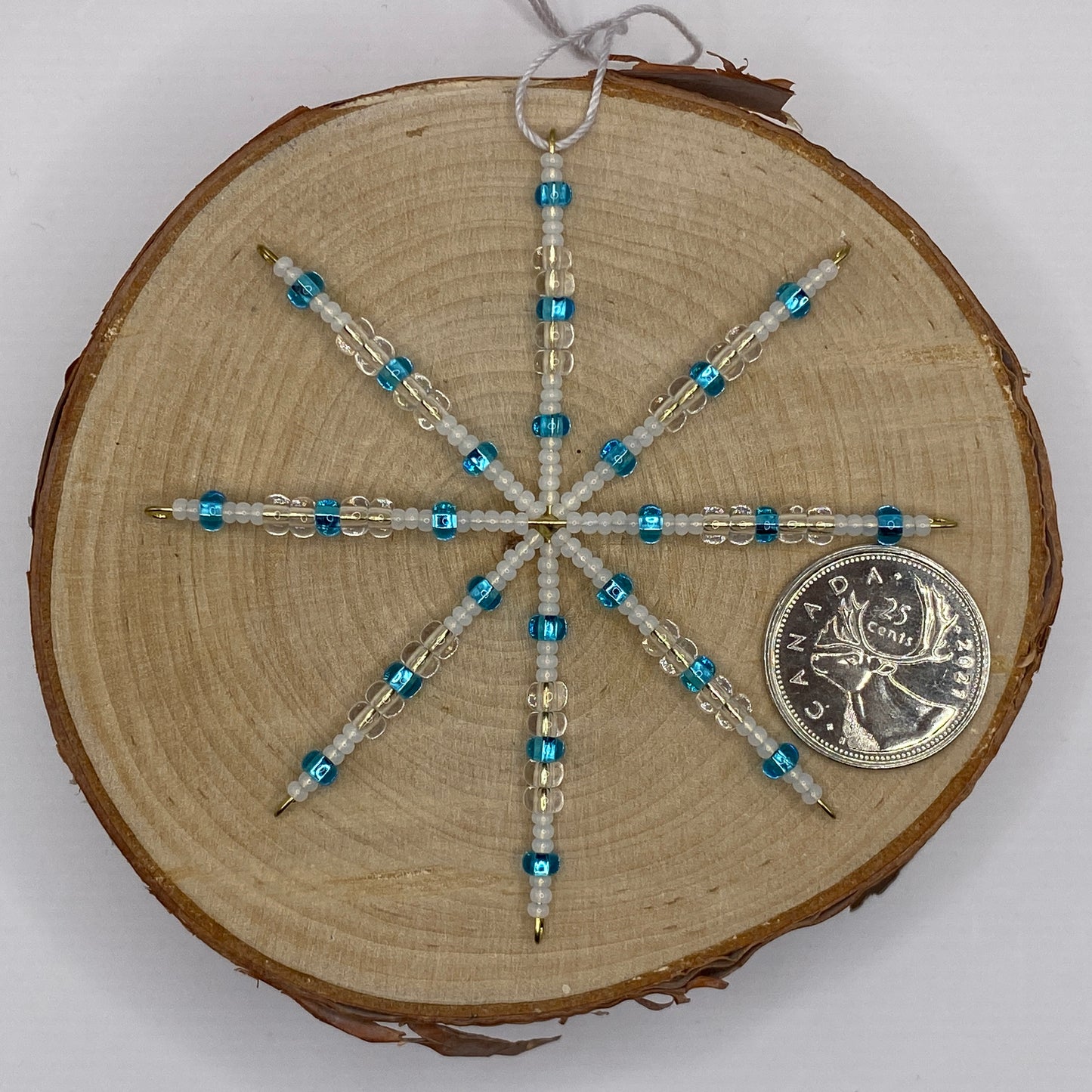 Ornament Star - Snowflake (Light Blue)