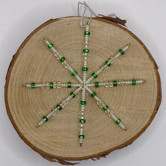 Ornament Star - Winter Garden (Light Green)