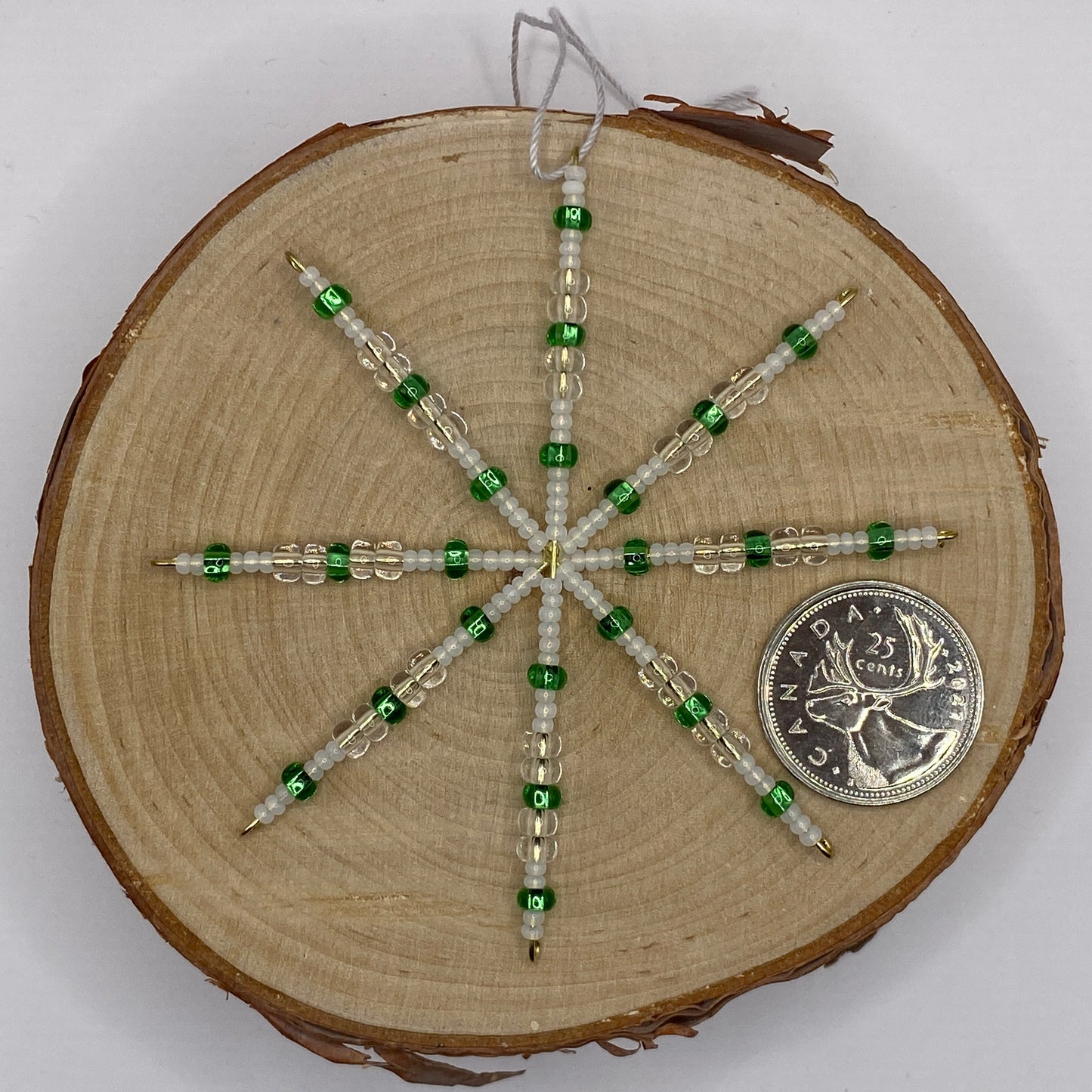 Ornament Star - Winter Garden (Light Green)