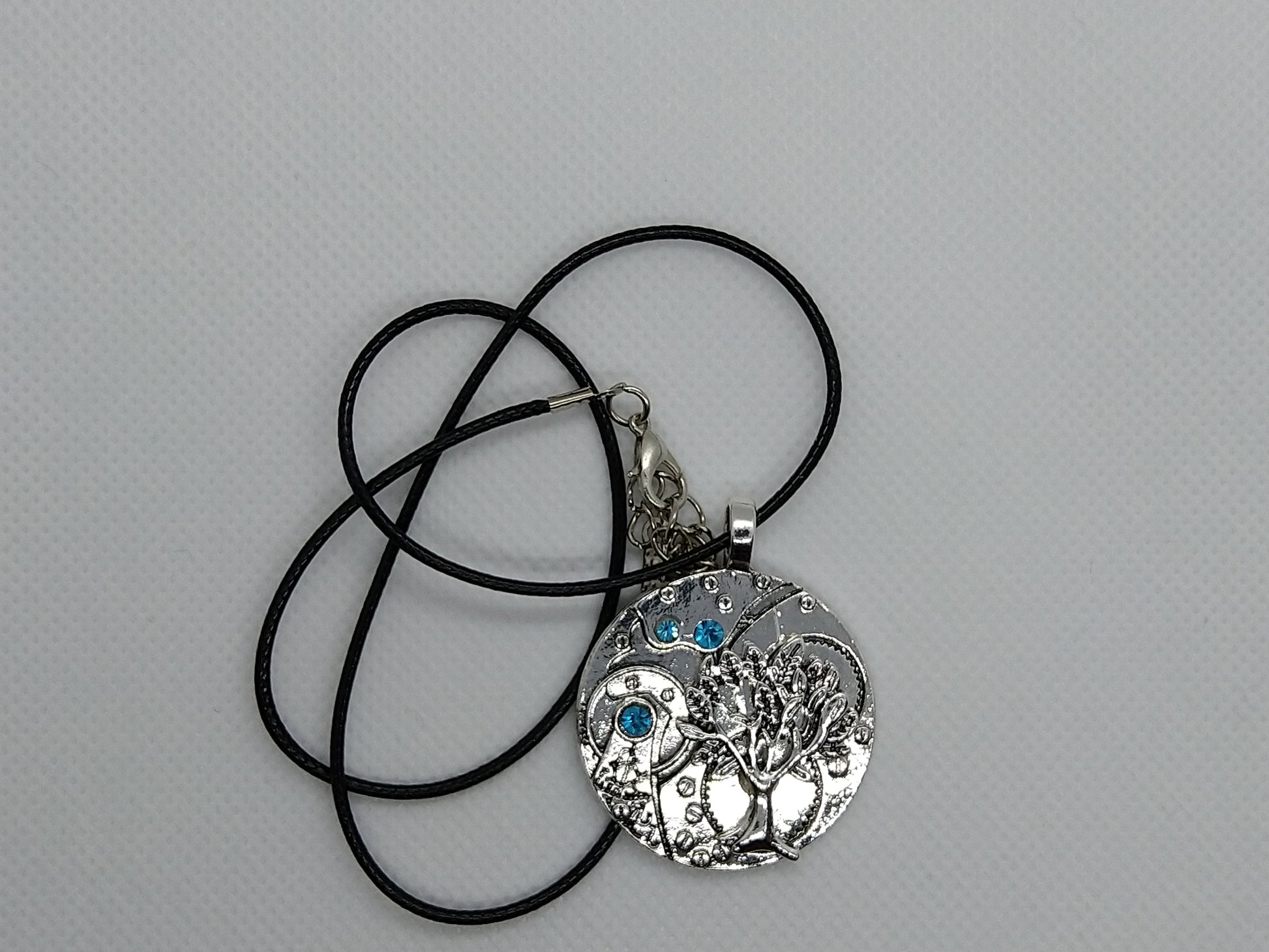 Necklace - Tree of Life w/Crystals - tinartist - beaded jewelry