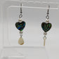 Earrings - Abalone Hearts - tinartist - beaded jewelry