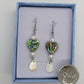 Earrings - Abalone Hearts - tinartist - beaded jewelry