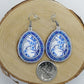 Earrings - Cornflowers
