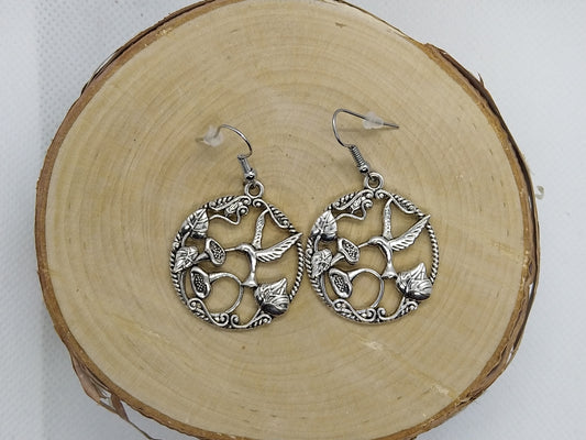 Earrings - Hummingbird