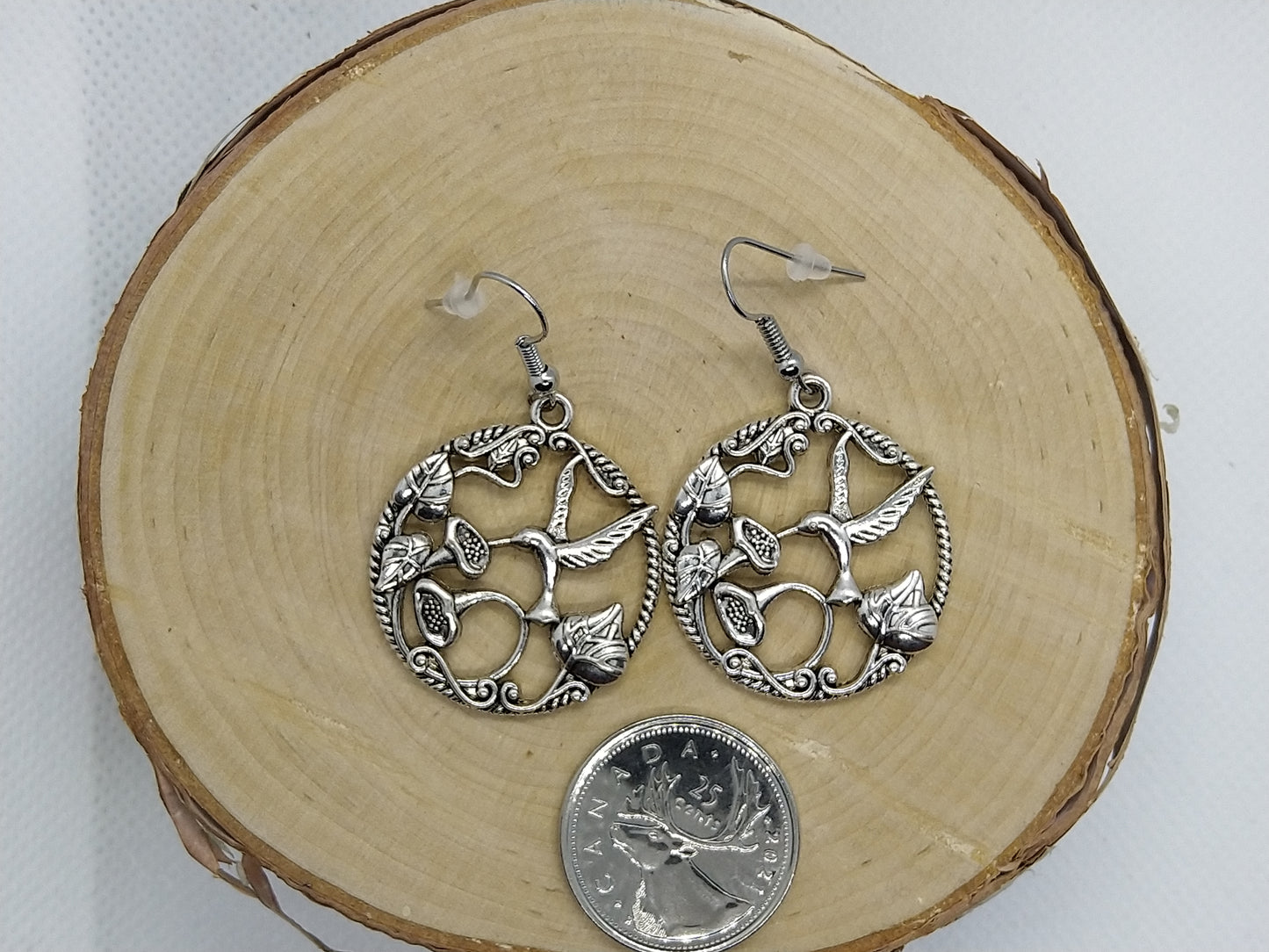 Earrings - Hummingbird