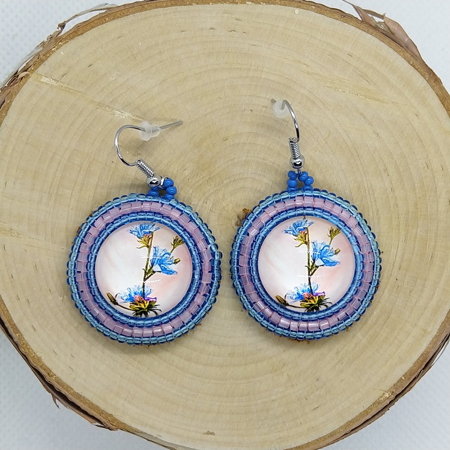 Earrings - Cornflowers II