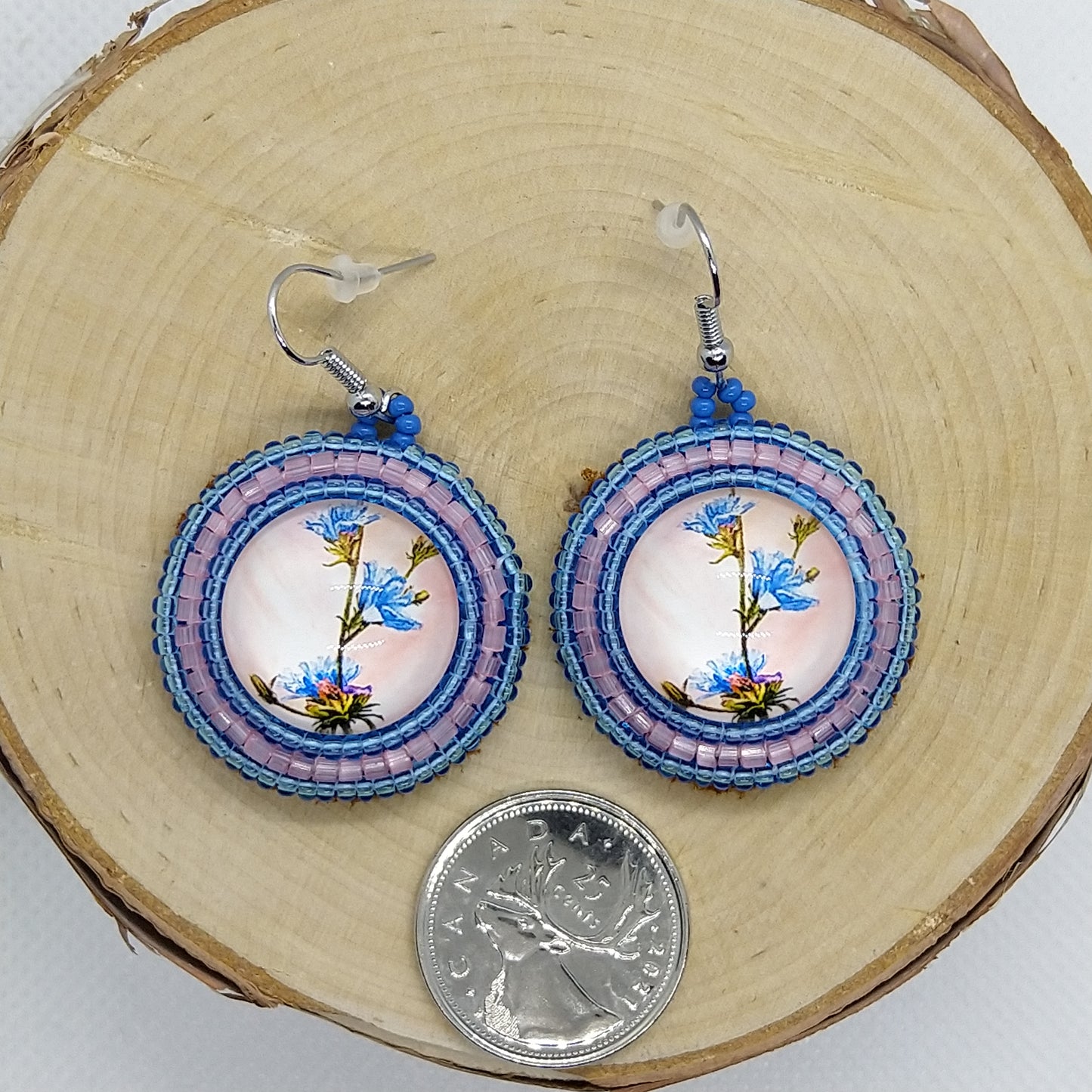 Earrings - Cornflowers II