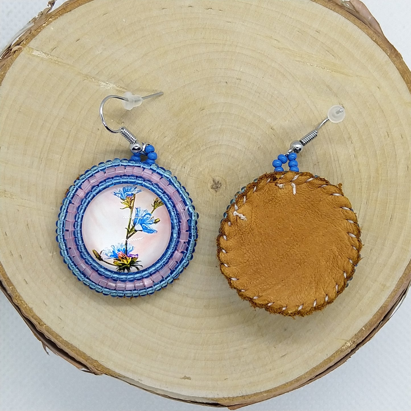 Earrings - Cornflowers II