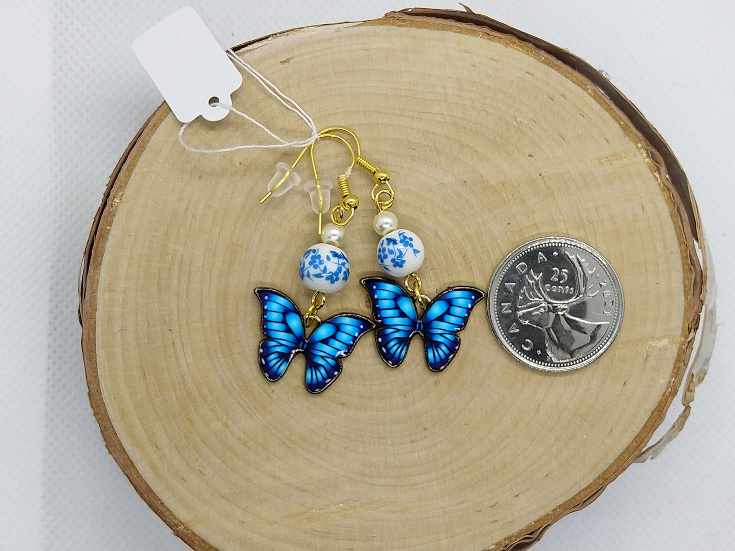 Earrings - Golden Butterflies Collection