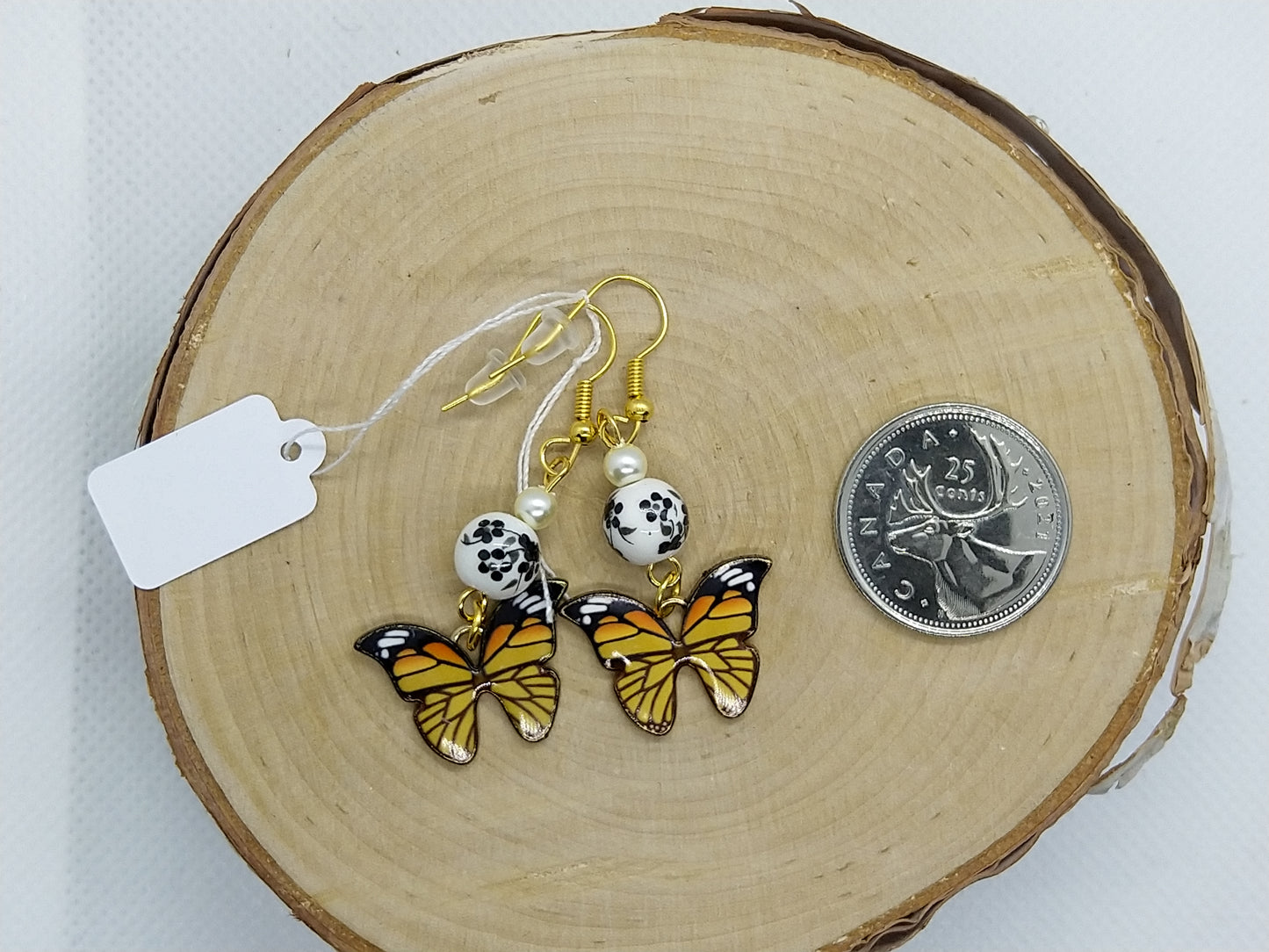 Earrings - Golden Butterflies Collection