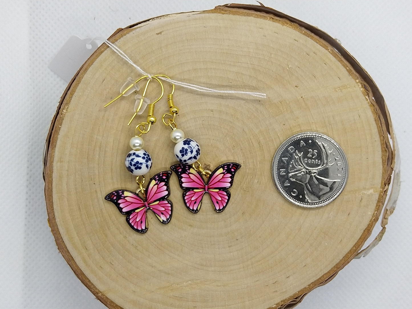 Earrings - Golden Butterflies Collection